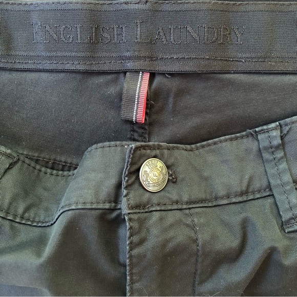 English Laundry Black Stretch Comfort Classic 5 Pocket Chino Pants Size 38W 34L - Picture 6 of 10